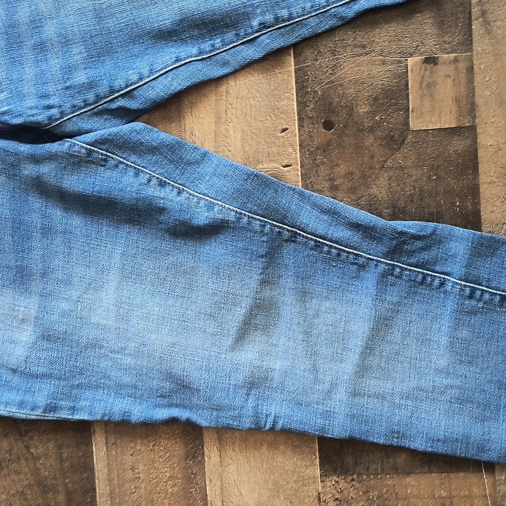 Frye Mid Rise Light Wash Faded Skinny Jeans Sz 8 Women - Picture 6 of 14